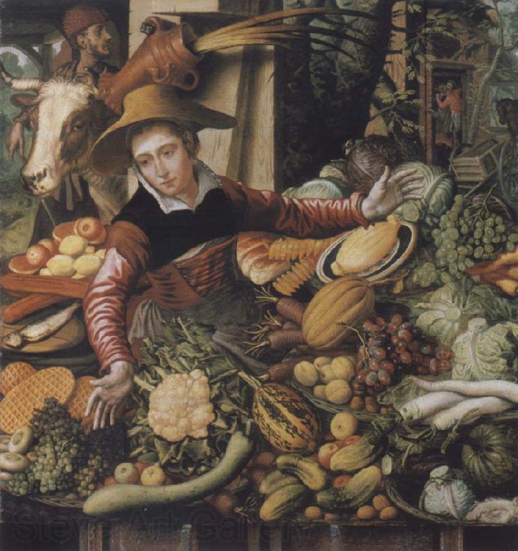 Pieter Aertsen Museums national market woman at the Gemusestand France oil painting art